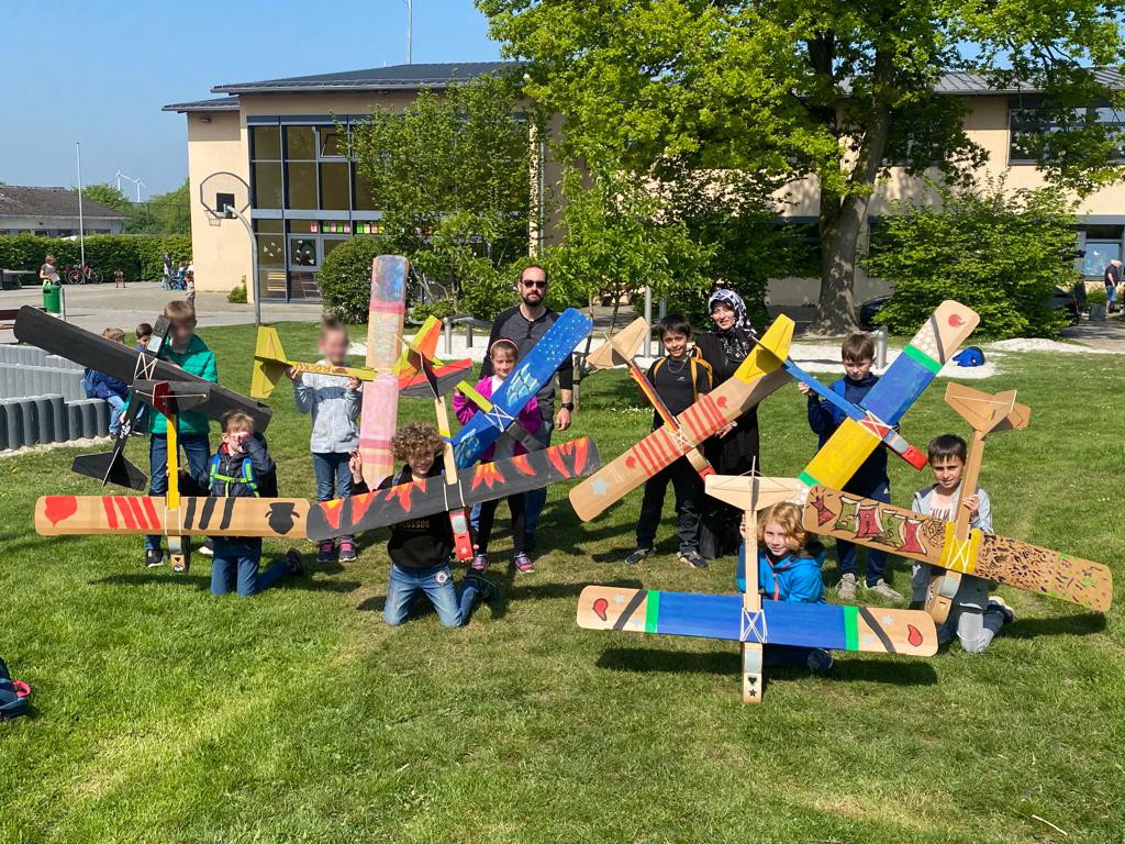 Projektarbeit der Grundschulen Broichweiden und Linden-Neusen